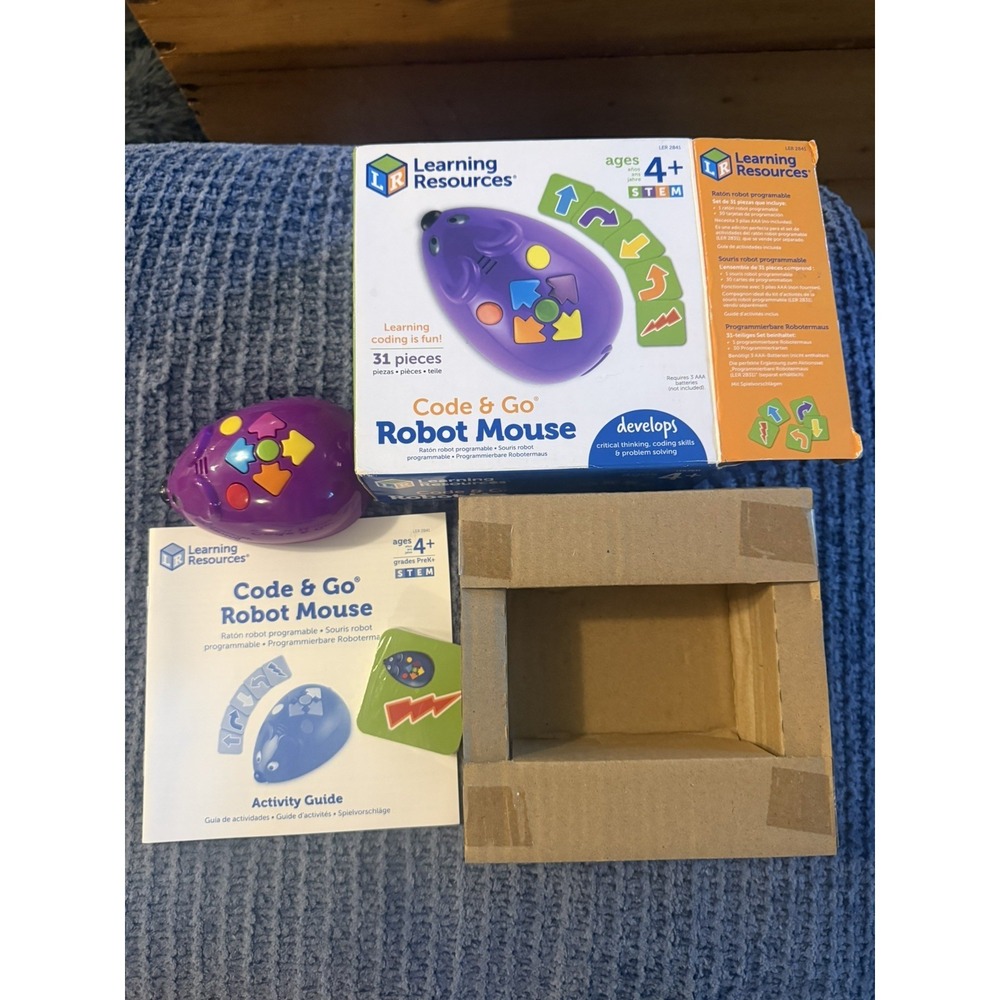 Learning Resources Code & Go Robot Mouse, Coding STEM learning Toy, New - Picture 2 of 6